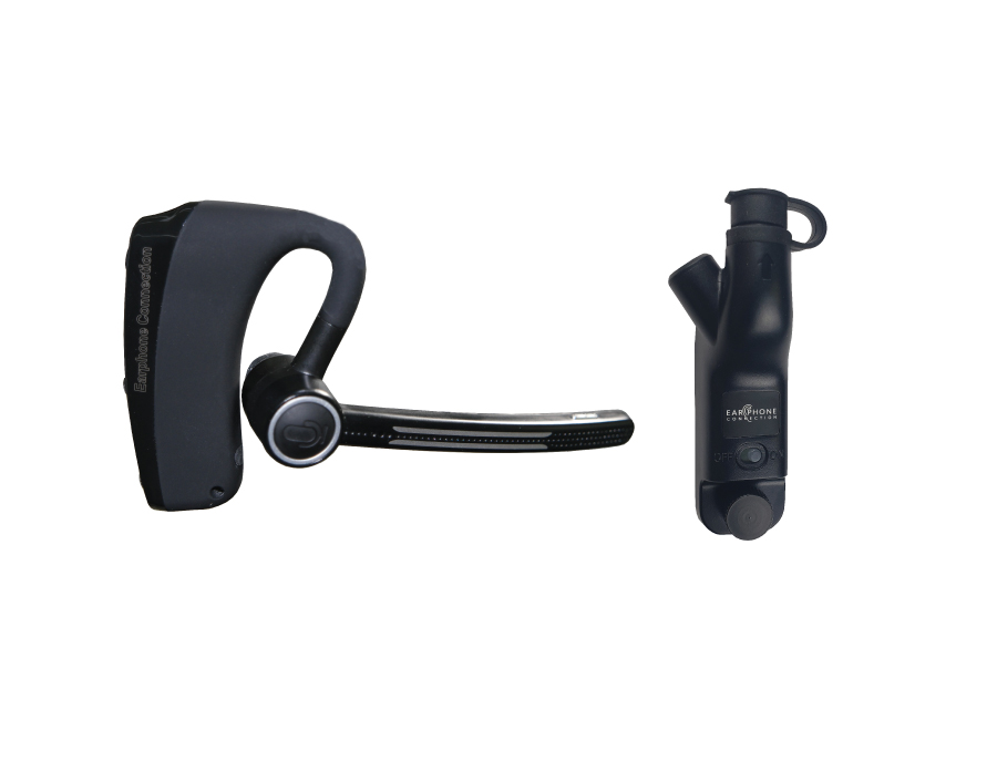 E2 Bluetooth Headset with Dual PTT-EP-E2-34-Ear Phone Connection