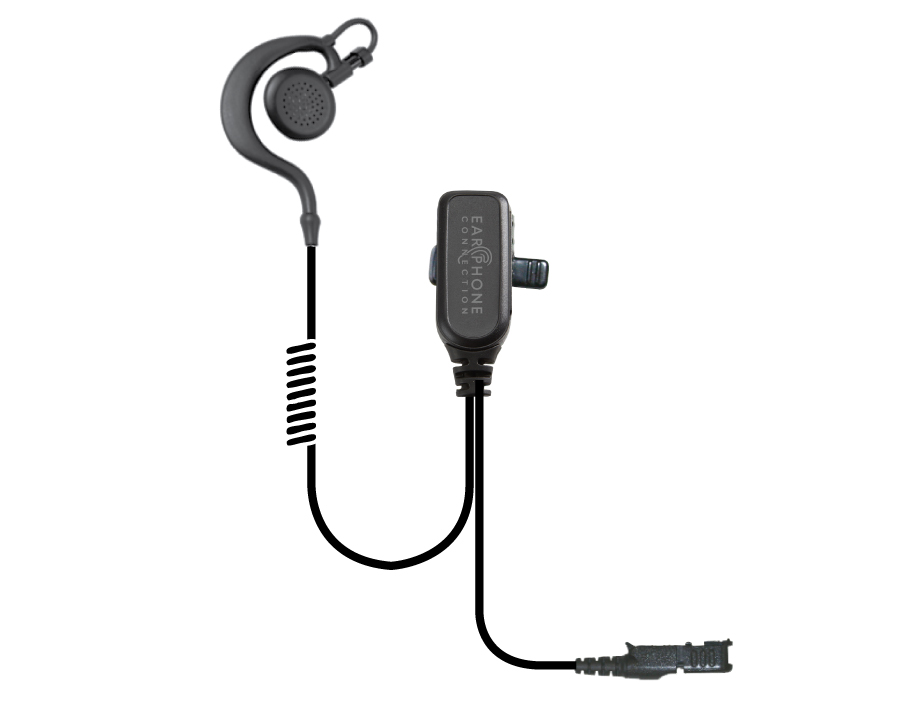 Owl Large Speaker Earhook Lapel Microphone-EP235-Ear Phone Connection