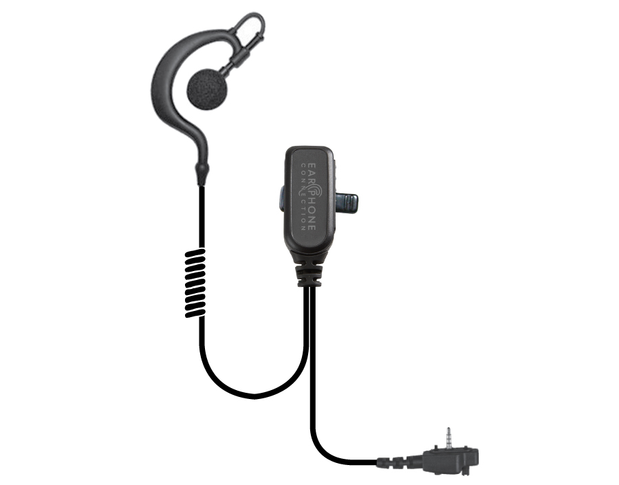 Falcon Earhook Lapel Microphone-EP322-Ear Phone Connection