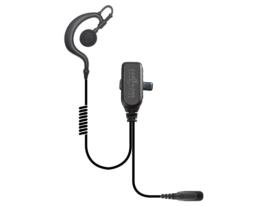 Falcon Earhook Lapel Microphone-EP334-Ear Phone Connection