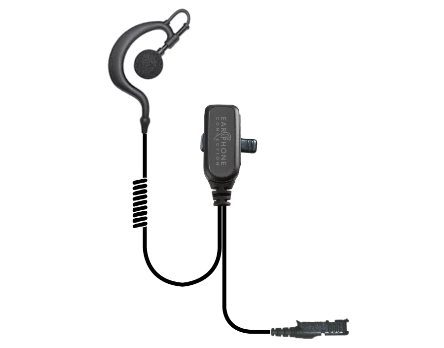 Falcon Earhook Lapel Microphone-EP335-Ear Phone Connection