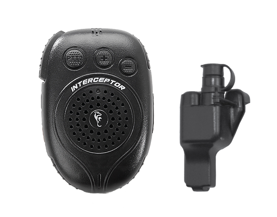 Interceptor Bluetooth Speaker Microphone-Interceptor 23-Ear Phone Connection