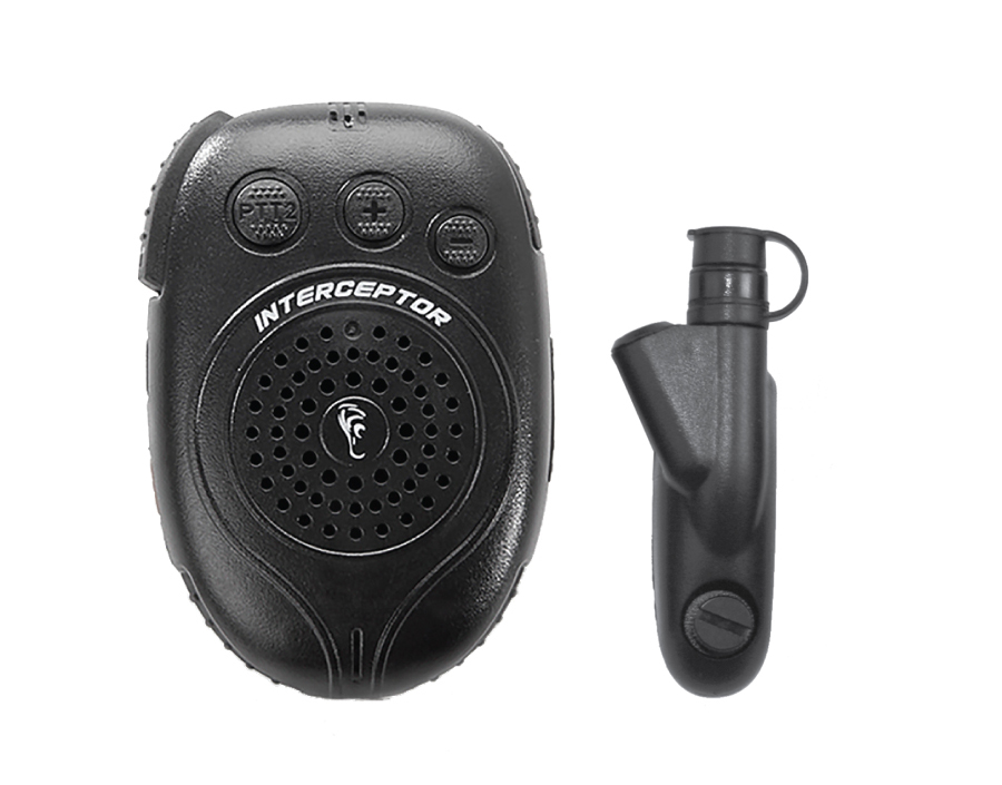 Interceptor Bluetooth Speaker Microphone-Interceptor 33-Ear Phone Connection