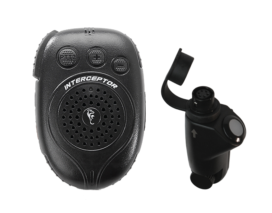 Interceptor Bluetooth Speaker Microphone-Interceptor 48-Ear Phone Connection