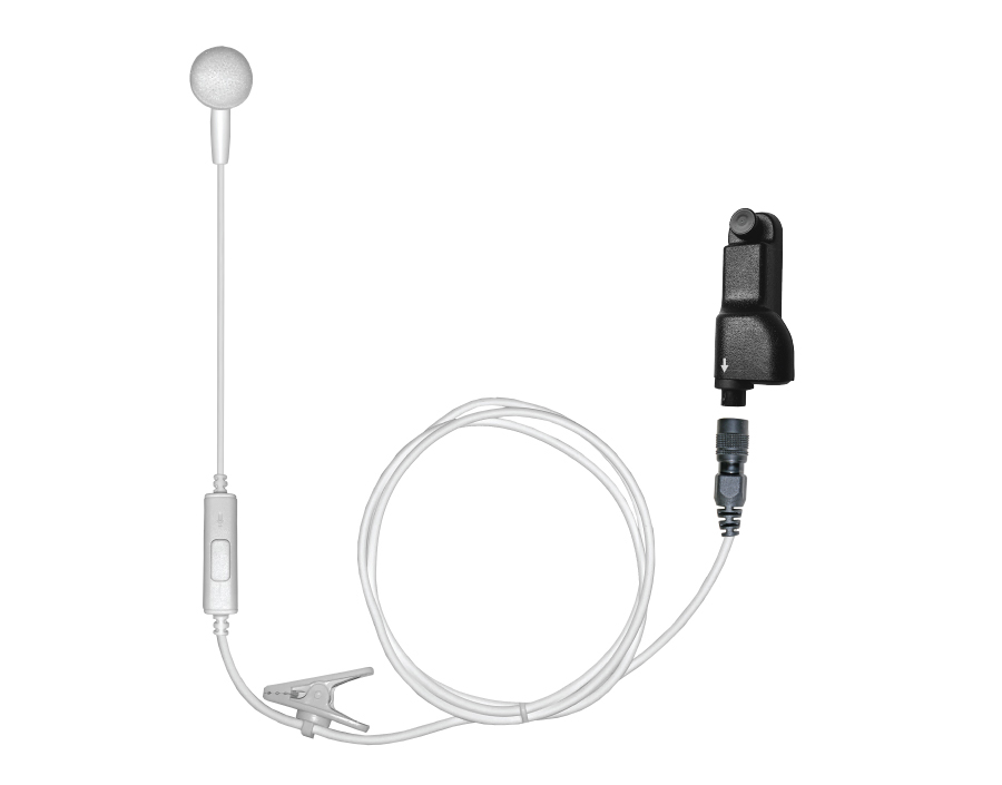 IBud PTT Earbud Style Surveillance Kit-iBud PTT W34-Ear Phone Connection