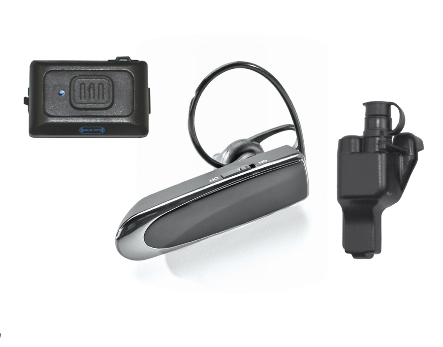 UC Kit Bluetooth Headset & Remote PTT-EP-UC223-Ear Phone Connection