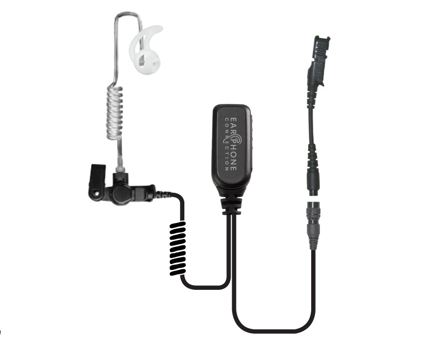 Hawk EC &#34;Easy-Connect&#34; Lapel Microphone-EP1335QR-Ear Phone Connection