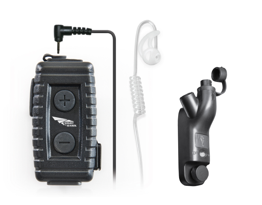Nighthawk Bluetooth Lapel Microphone-BW-NTX5034-Ear Phone Connection