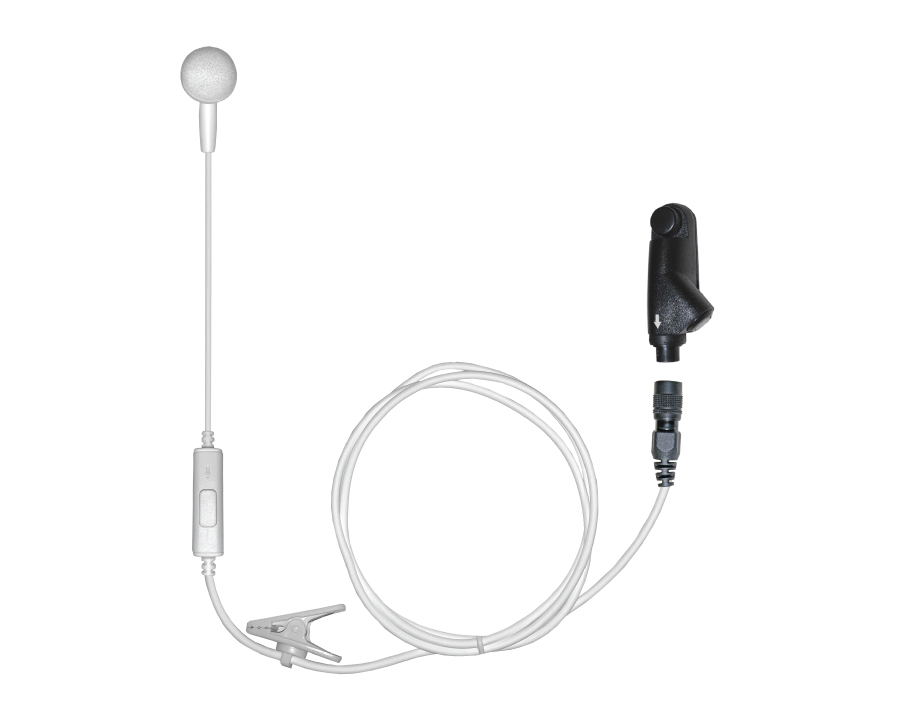 IBud PTT Earbud Style Surveillance Kit-iBud PTT W48-Ear Phone Connection
