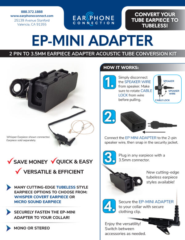 EP Mini Adapter Flyer