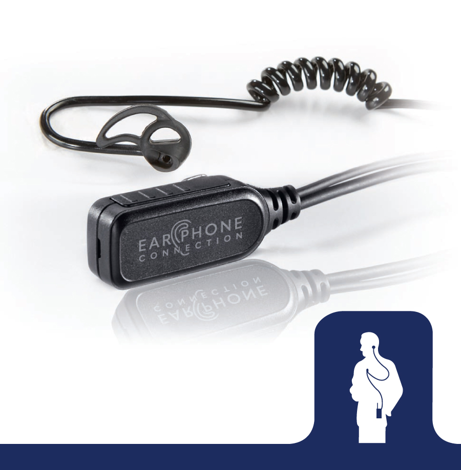 Hawk Lapel Microphone with Black Acoustic Tube Primary Image