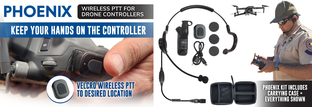 Phoenix Wireless PTT Kit for Drones