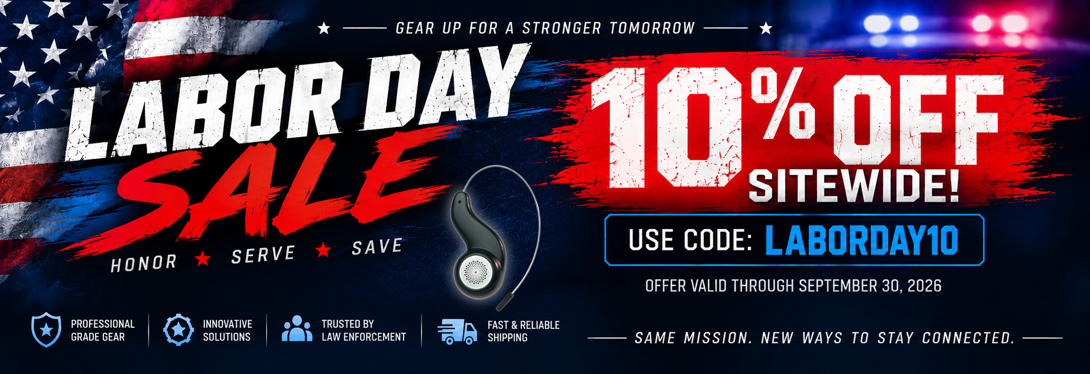 Labor Day Sale 10% Off with promo code LABORDAY10